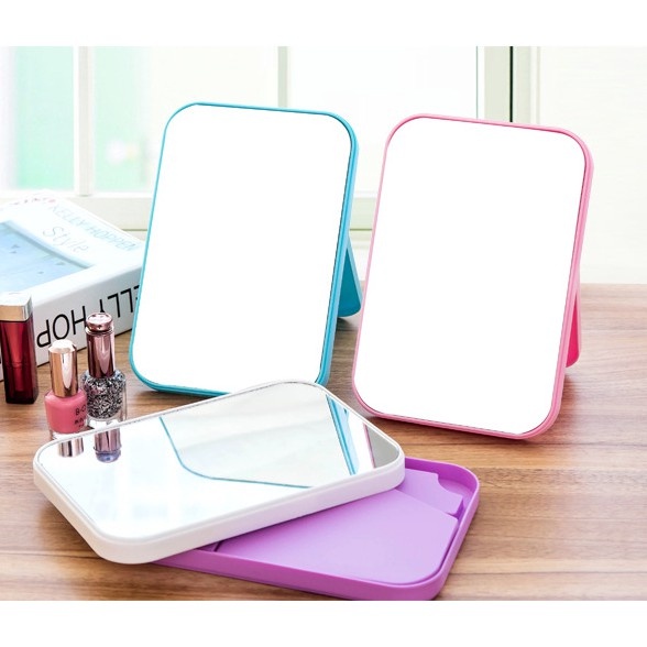 Cermin Kaca Make Up Rias Beauty Miror Persegi