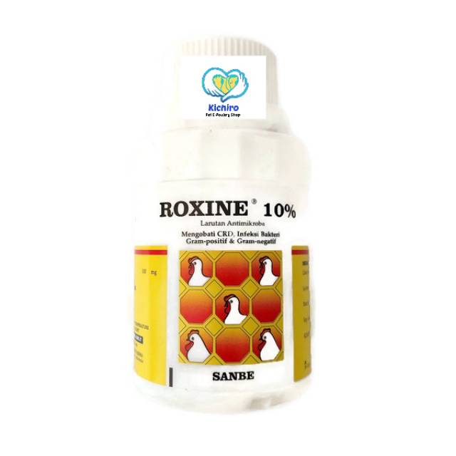 Roxine 10 % 100 ml Sanbe Oral Larutan untuk Mengobati CRD, Infeksi Bakteri