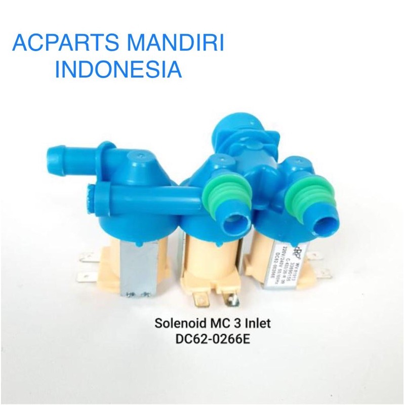 selenoid valve water inlet mesin cuci samsung cabang 3 DC62-00266E-C433