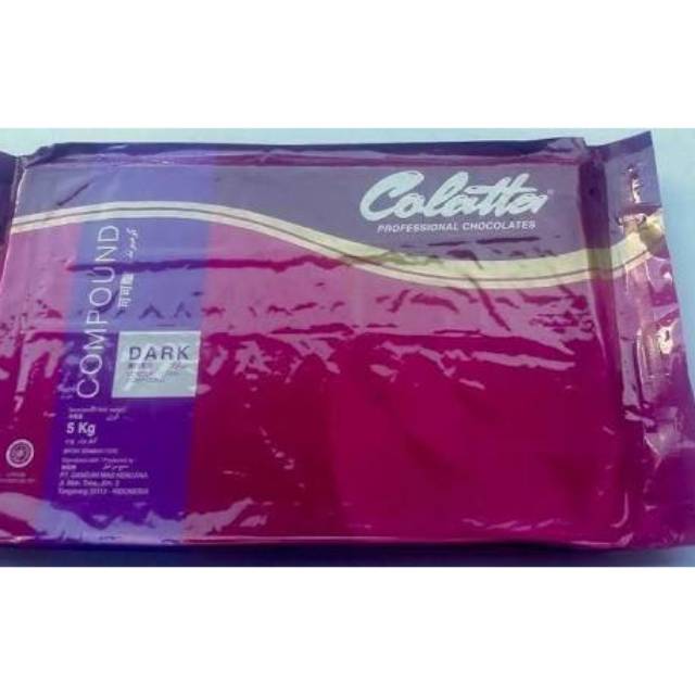 

Colatta Dark compound chocolate 5 kg coklat dcc cokelat
