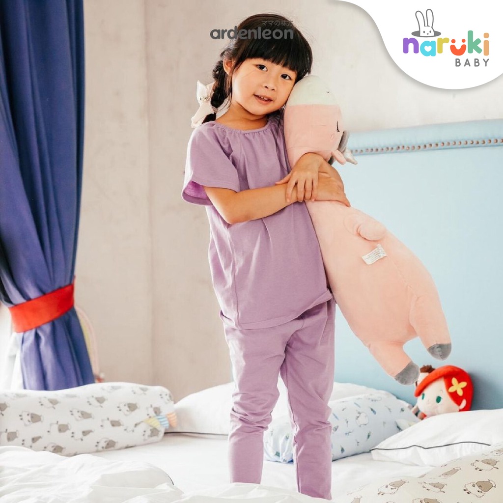 Ardenleon Girls Nara Set S/M/L/XL (6mo - 4yrs) Arden Leon Baju Setelan Kasual Anak