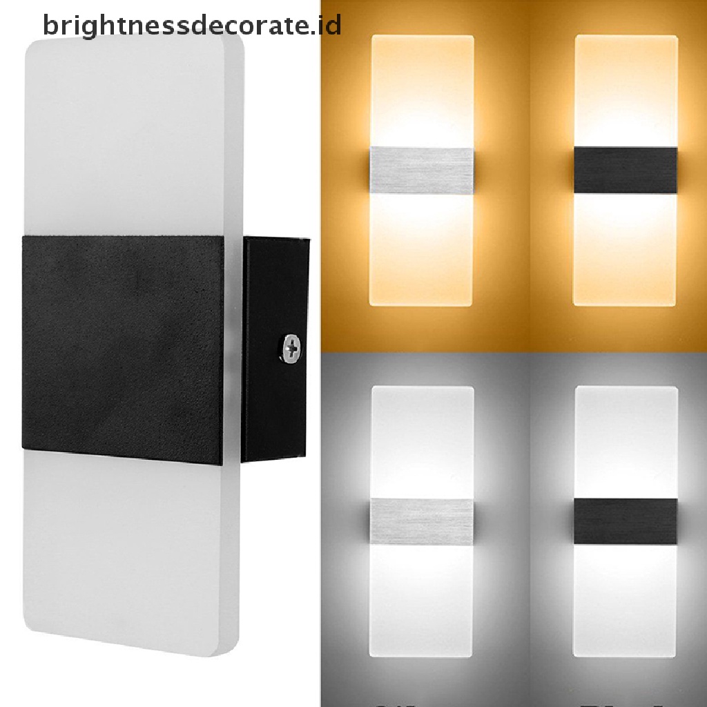 Lampu Dinding Led Bentuk Kubus Untuk Dekorasi Indoor / Outdoor