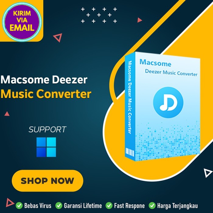 Jual Software Convert Musik Macsome Deezer Music Converter 1 [Win] Shopee Indonesia