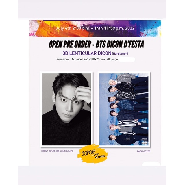 BTS - DICON D’FESTA (SHARING)