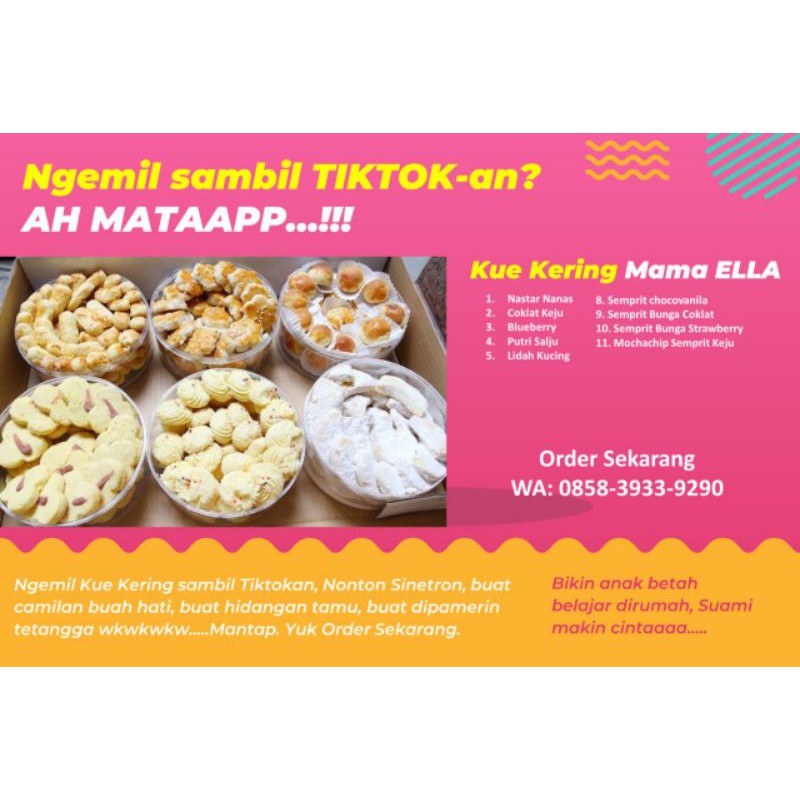 

KUE KERING LEBARAN LUMER/NASTAR LUMER/KASTANGEL LUMER/KUE KACANG/PUTRI SALJU /LIDAH KUCING