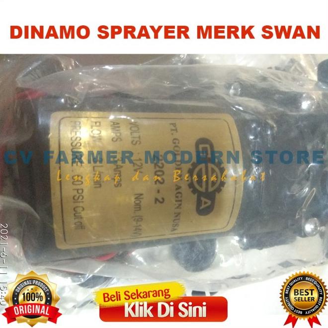 Dinamo Sprayer Elektrik Terbaik Merk Swan 60Psi Dinamo Sprayer Dc12