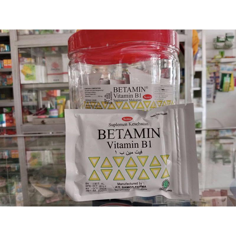 BETAMIN - VITAMIN B1 ISI 100 TABLET - ED 08/2027