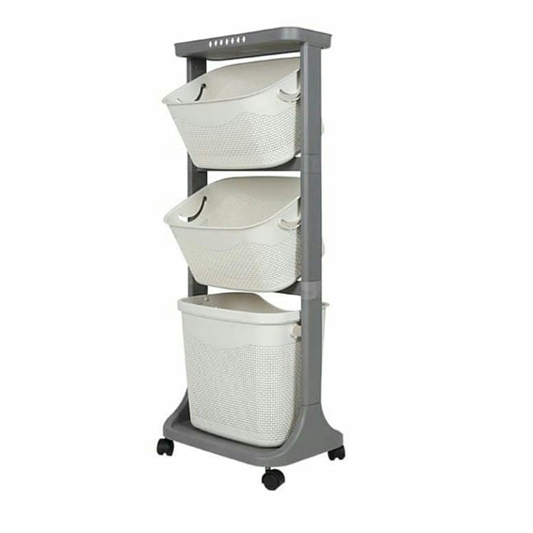 Rak portable serbaguna / keranjang laundry / laundry basket olymplast