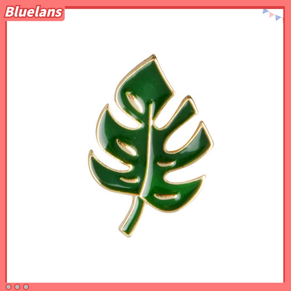 Bros Pin Bentuk Kaktus Pohon Kelapa Daun Untuk Aksesoris Perhiasan Syal Pernikahan