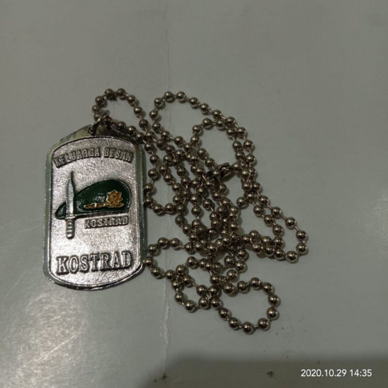 Kalung pria KOSTRAD |Kalung rantai dan liontin KOSTRAD |Kalung cor KOSTRAD