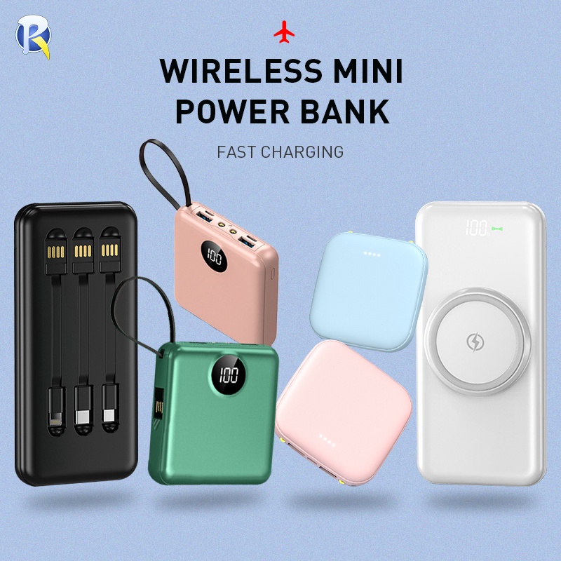 Portabel Powerbank Mini Gambar Kartun 20000 mAh