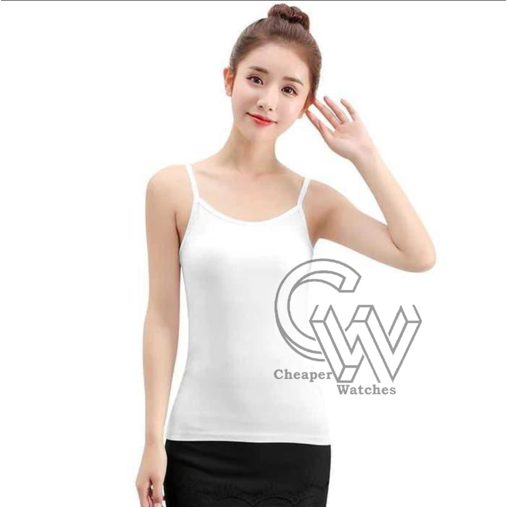 Cheaper-Baju Tanktop Tali Kecil AllSize Dalaman Wanita Baju Kaos Termurah