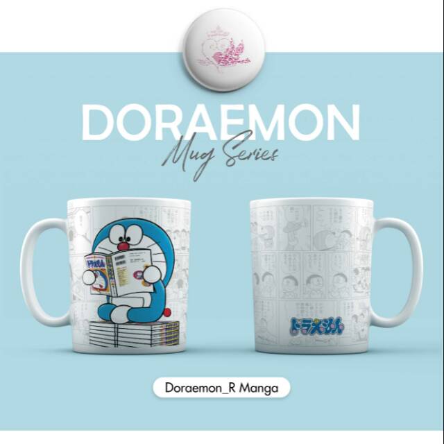 Mug Keramik (Premium) Doraemon R. Manga