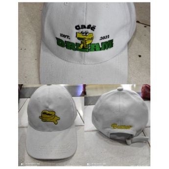 topi Baseball custom bordir komputer