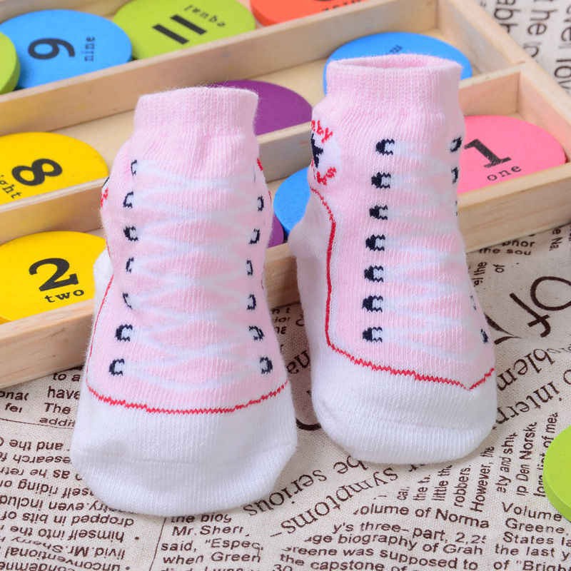 Kaos Kaki Bayi IMPORT Model Sepatu Umur 0 - 12 Bulan Anti Slip Kaos Kaki Bayi New Born - Kaos Kaki Bayi Lucu Trendy