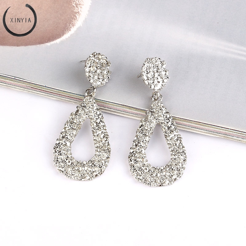 Lebaran Anting Tetesan Bahan Alloy Gaya Korea