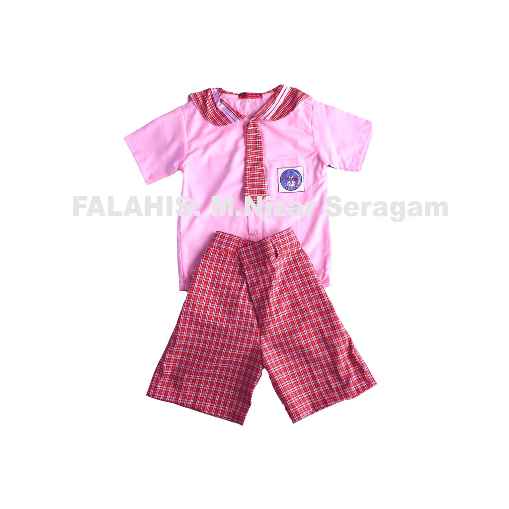 Seragam Mantrous TK Pink