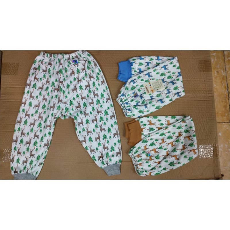 DDKU SNI || CELANA PANJANG BAYI JAHIT PEMPERS DDKU SNI PRINT FULL MOTIF KARAKTER KATUN || CELANA PAN