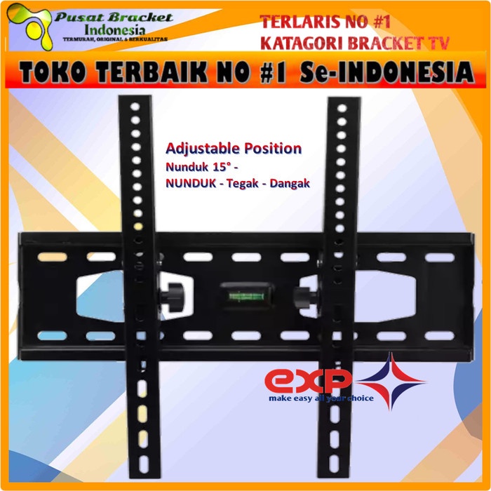 Bracket TV KHUSUS XIAOMI 42&quot; s/d 55&quot; waterpass GARANSI 100% COCOK!