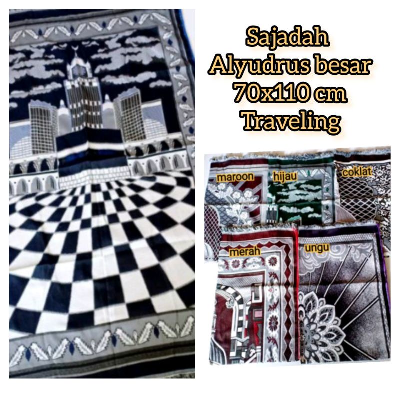 sajadah traveling dewasa jumbo/ Sajadah besar/ sajadah traveling