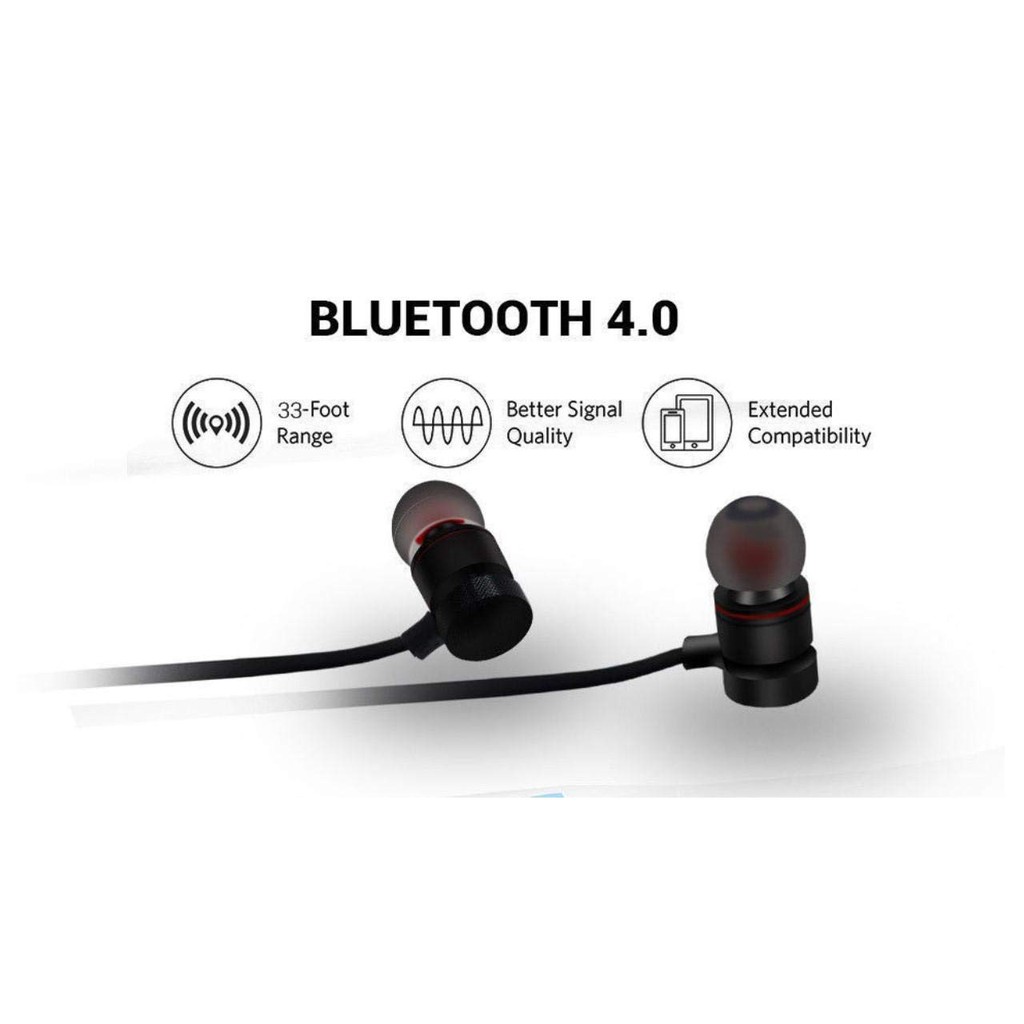 Handsfree Magnet Bluetooth Wireless Headset Earphones Sport function Keys S6+