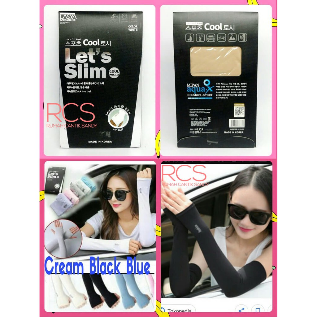 MANSET LETS SLIM ~ SARUNG TANGAN KOREA ANTI UV ~ LEMBUT BERKUALITAS