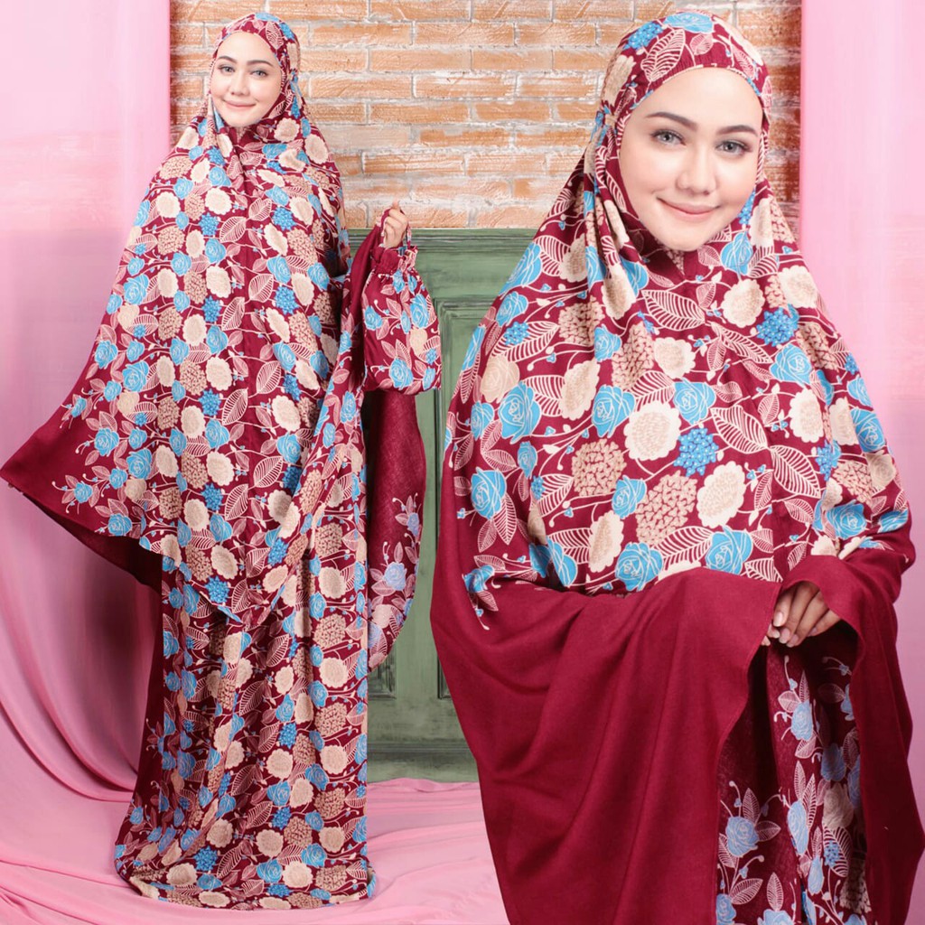 HOPYLOVY - Mukena Dewasa Jumbo Sahada Motif Printing