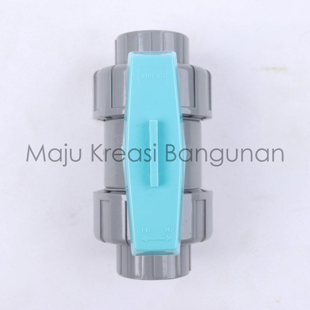 Ball Valve Watermur SOLIGEN 1 Inch Water Mur Stop Kran PVC Inci Keran Air 1Inch 1Inci 1&quot; CN002 CN 002