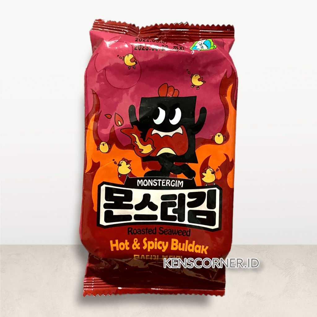 Monster Gim Nori Korea 4 Varian Per Pcs ( 6 Gram ) / Nori Import Korea