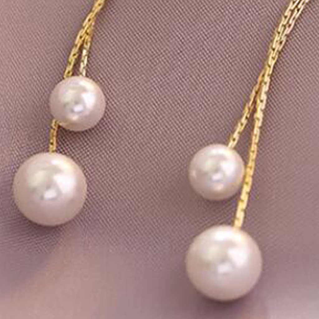 Hu Hu Hu Hu Hu Alat Bantu Pasang Kacamata♡ 1 Pasang Anting Tusuk Gantung Wanita Desain Kupu-Kupu Hias Mutiara Imitasi Untuk Banquet