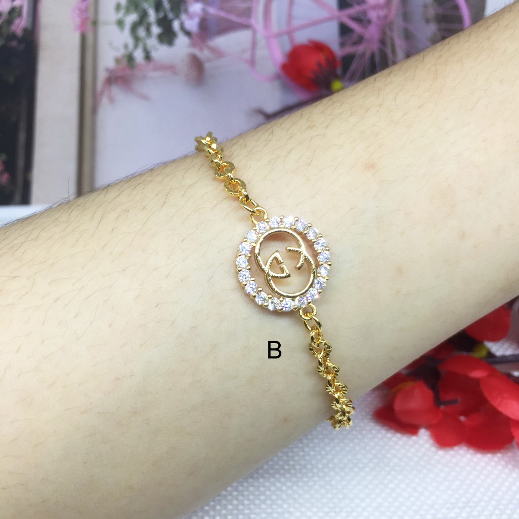 Gelang Xuping Premium Koin Rantai Lapis Emas Gold - BB378