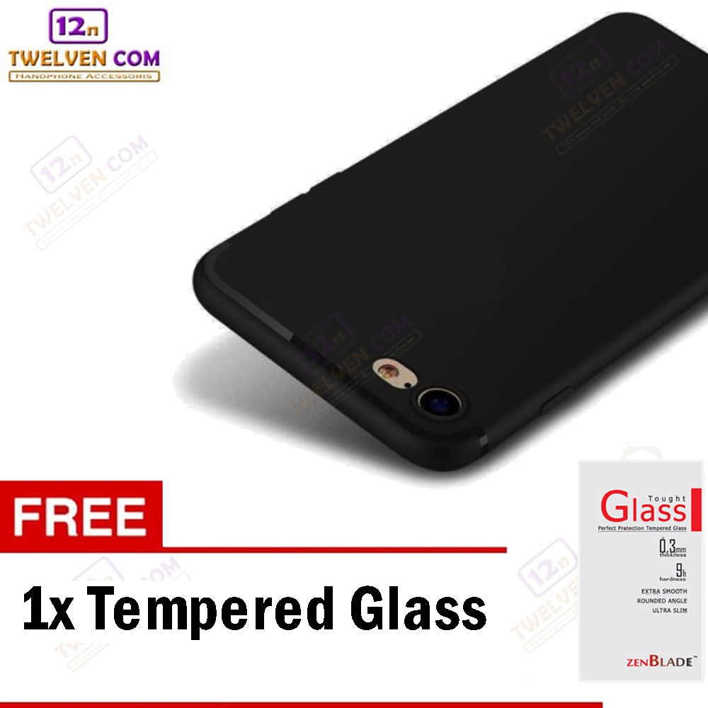 Case Ultra Slim Matte For Oppo F1s - Free Tempered Glass