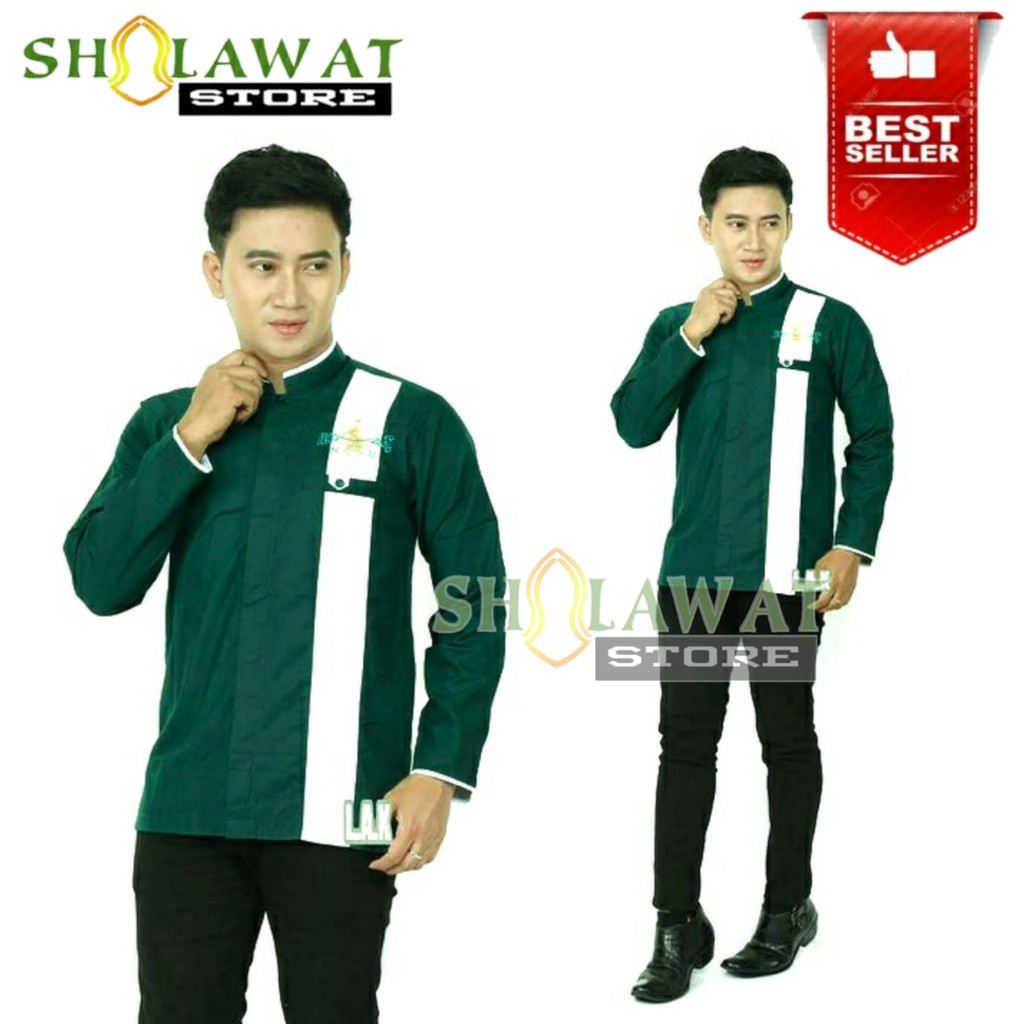 Koko NU Pria / Koko Nahdlatul Ulama Pria / Baju Koko NU Dewasa Murah / Koko NU Nahdlatul Ulama / Baj