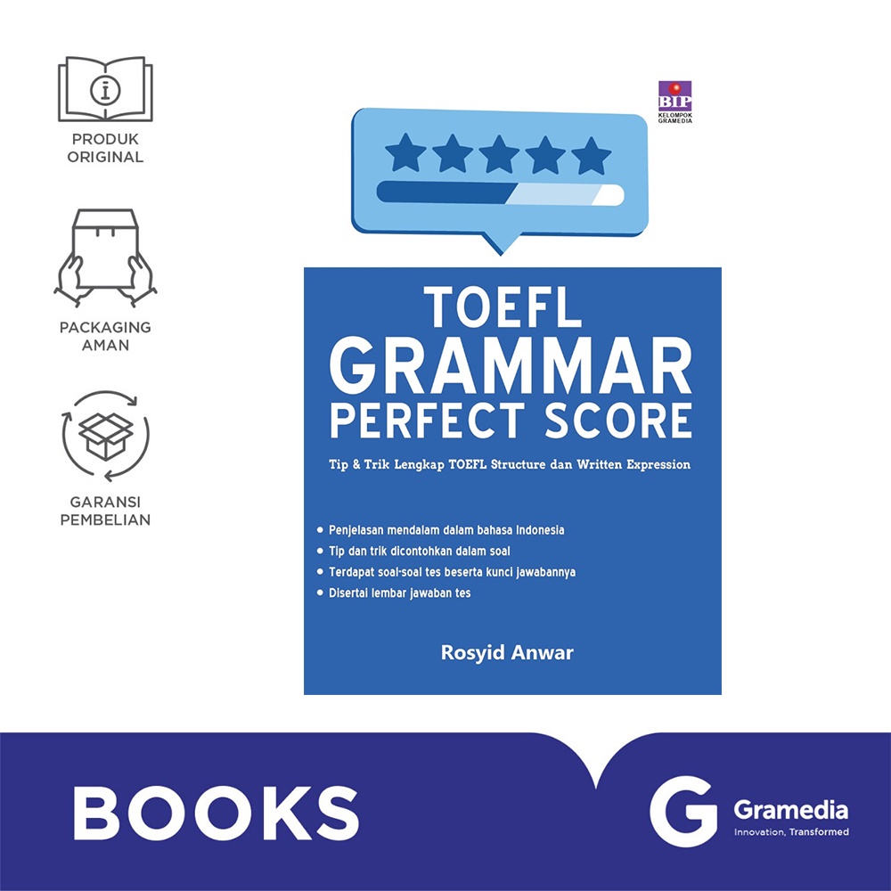 Buku Toefl Grammar Perfect Score-Rosyid Anwar