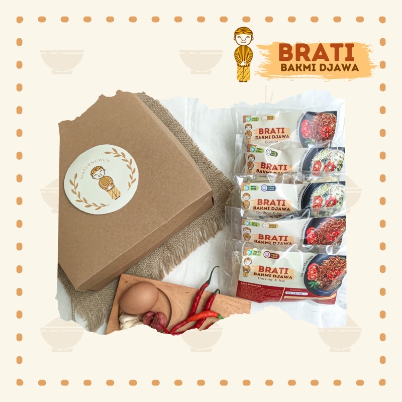 

Paket Brati Bakmi Djawa isi 10 pcs