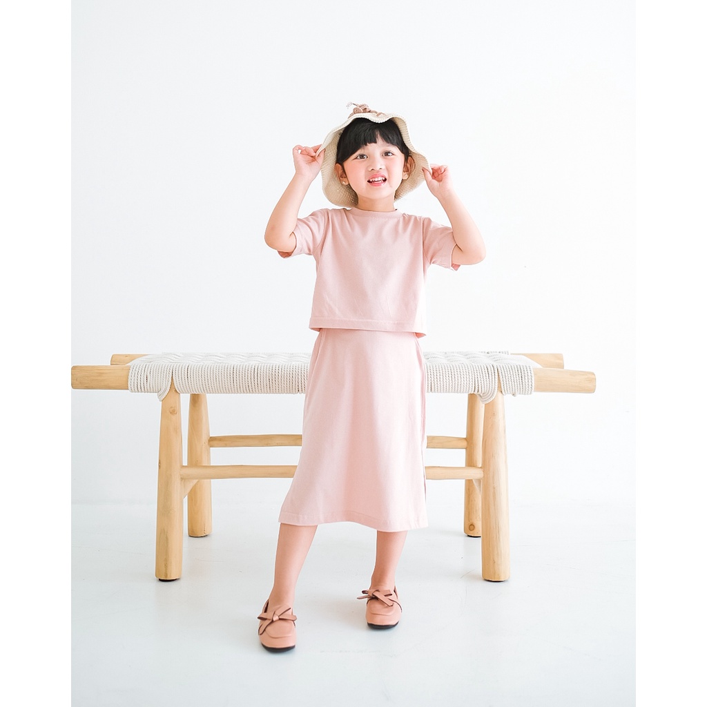 MAEVE SET | Setelan Anak | Setelan Anak Perempuan | Baju Set Kaos Anak | Dress Setelan Anak Perempuan