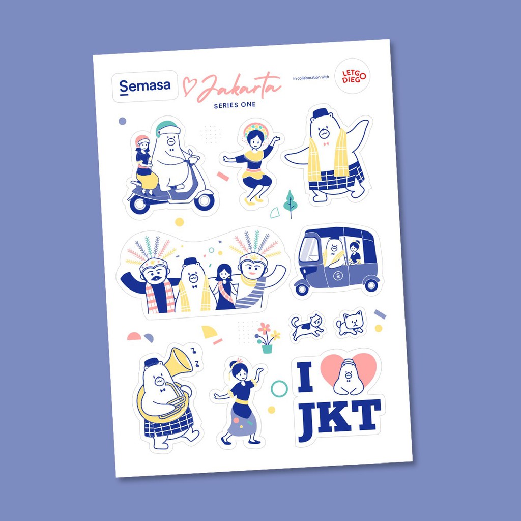 

Stickers Vinyl Semasa Jakarta Series 1