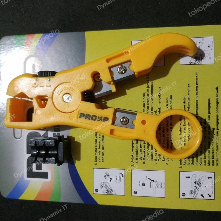 PROXP CCT-05 Cable Cutter Cable Wire Stripper Cutter | Pengupas Pemotong Alat Potong Kulit Jaket Kabel LAN