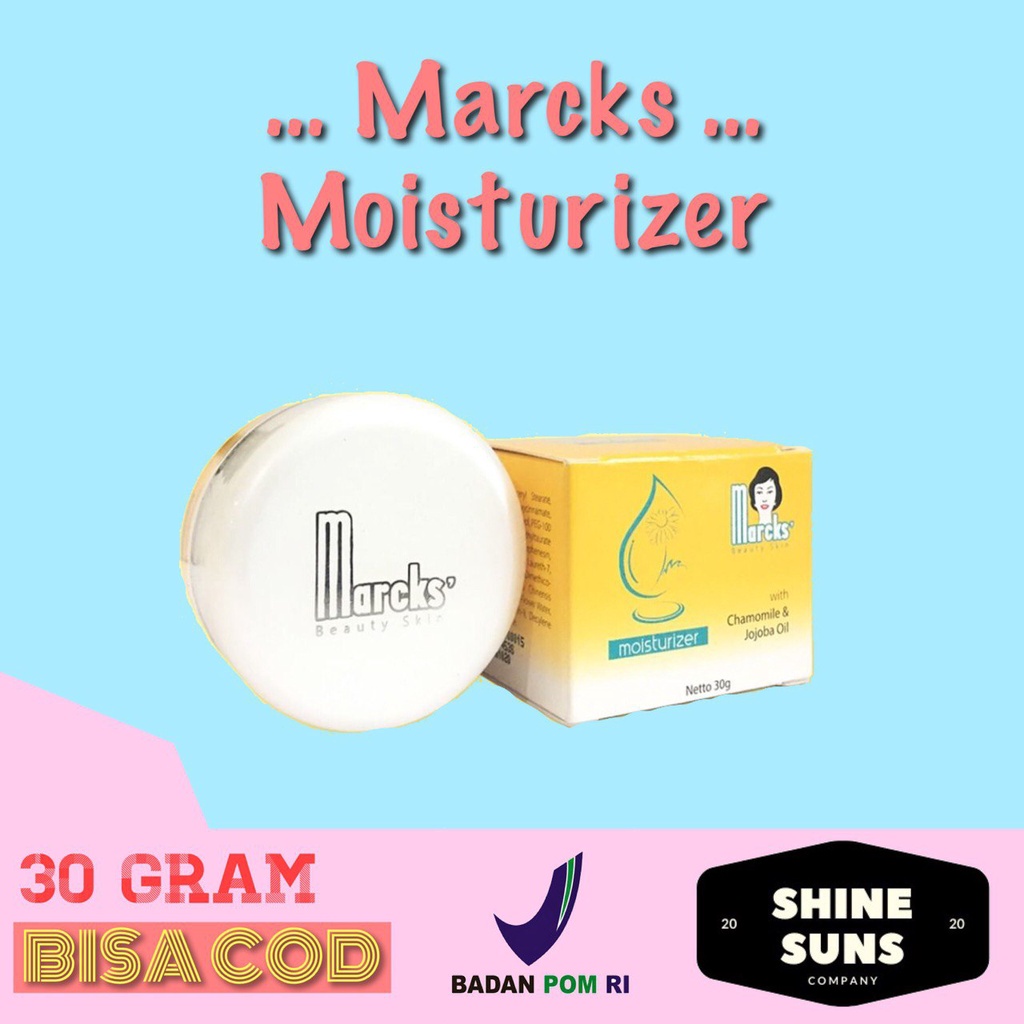 MARCKS BEAUTY SKIN MOISTURIZER 30gram PELEMBAB MARCKS