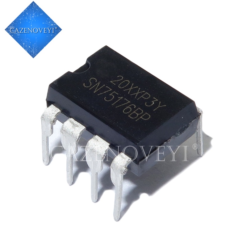 10pcs Ic Sn75176Bp Sn75176 75176 Dip-8