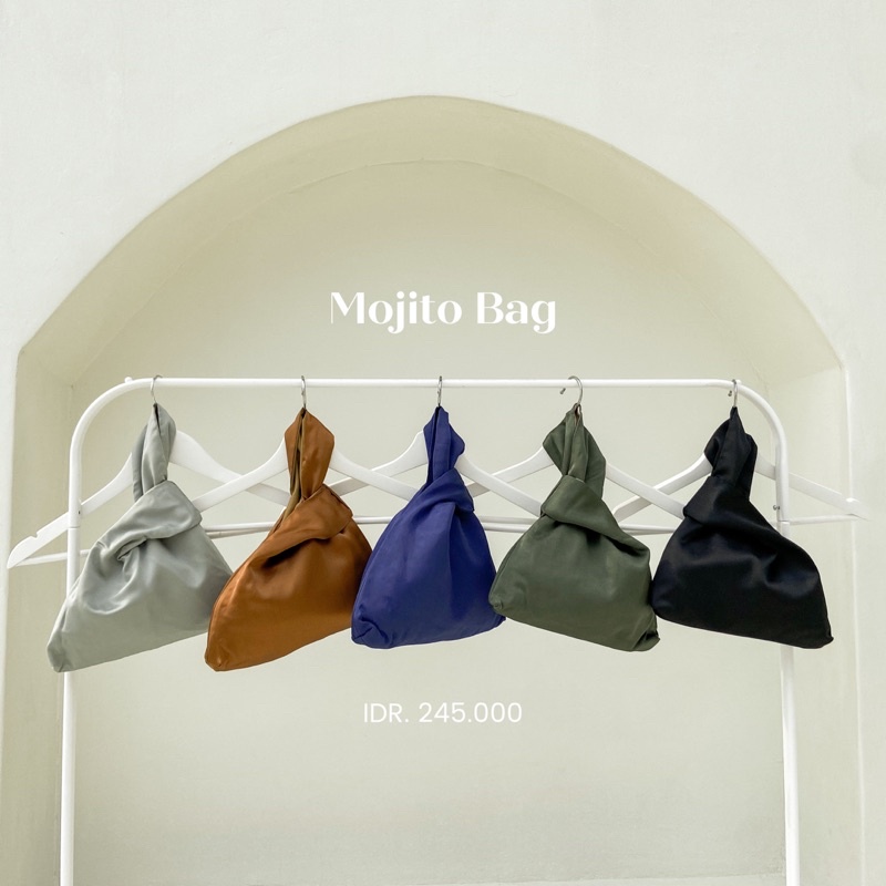 MOJITO SATIN POUCH BAG - TAS POUCH BAHAN SATIN