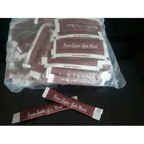 

Terbaik! Gula Brown Sugar 125pcs / Merah Sachet / Gula Aren / Gula Jawa - 6gr 한
