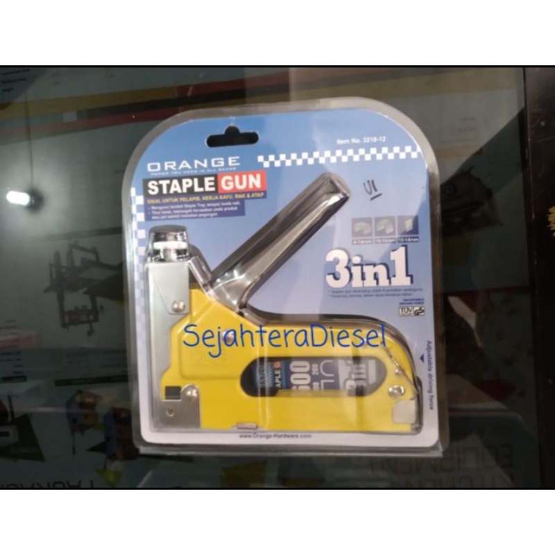 

Staples tembak serbaguna 3in1 ORANGE#Staples gun 3 in1 ORANGE