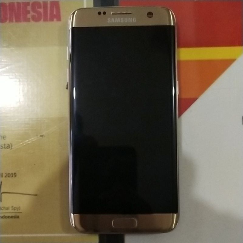 LCD SAMSUNG S7 EDGE ORI COPOTAN