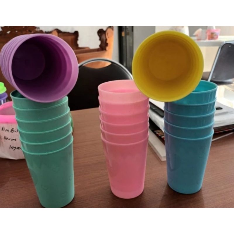 gelas plastik harian 300 ml