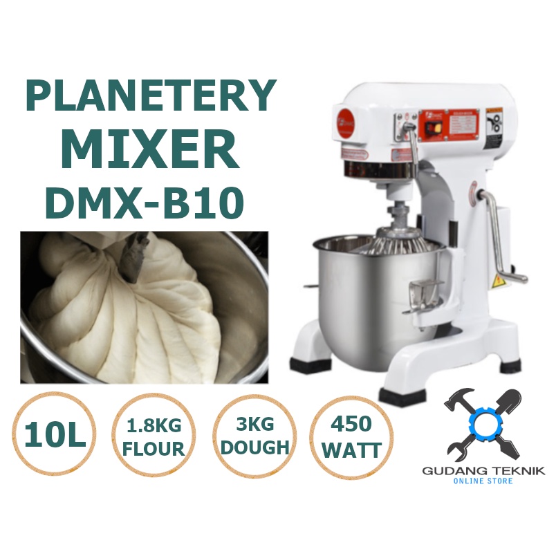 Mesin Pengaduk Adonan 10L FOMAC DMX-B10 / Planetary Dough Mixer Machine 10 Liter DMX B10 FOMAC