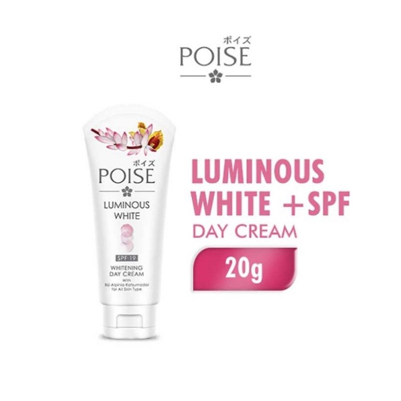 POISE Day Cream LUMWhite +SPF TUBE 20GR - Whitening Day Cream