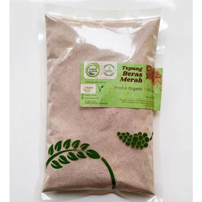 

Promo Awal tahun Lingkar Organik Tepung Beras Merah 500gr - Tepung Beras Merah Organik Big Sale