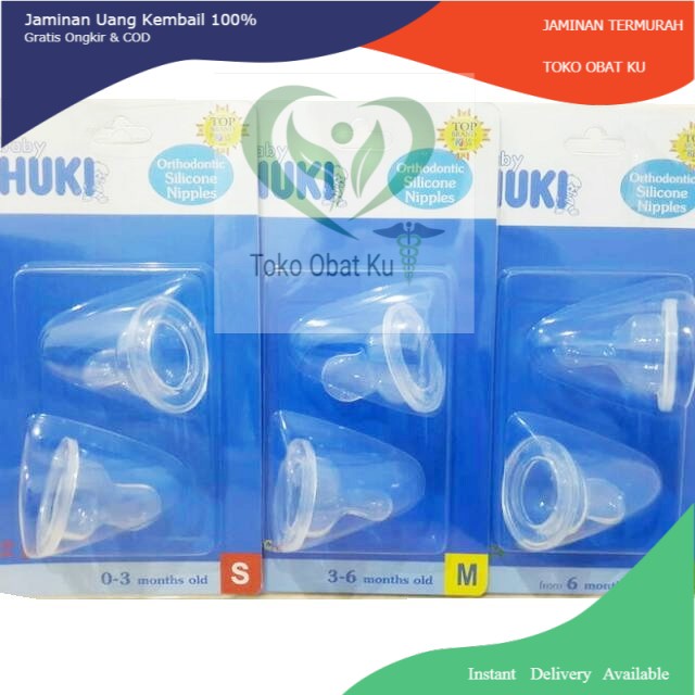 Jual Huki Orthodontic Silicon Nipple Blister Dot Gepeng Isi Shopee Indonesia