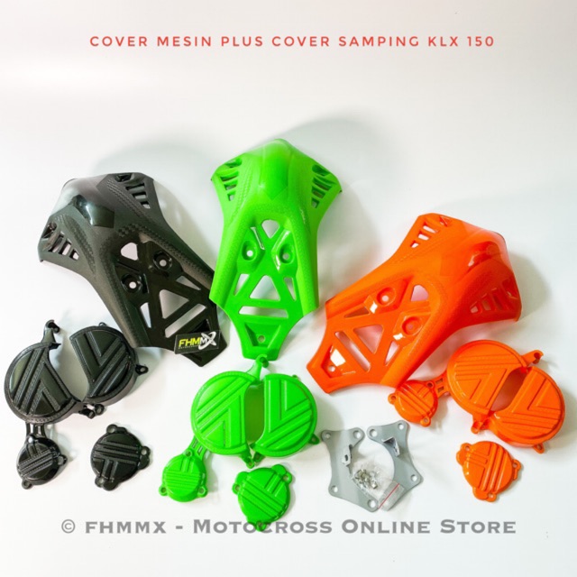 Cover mesin SET KLX 150 BF + Cover Samping KLX 150 BF
